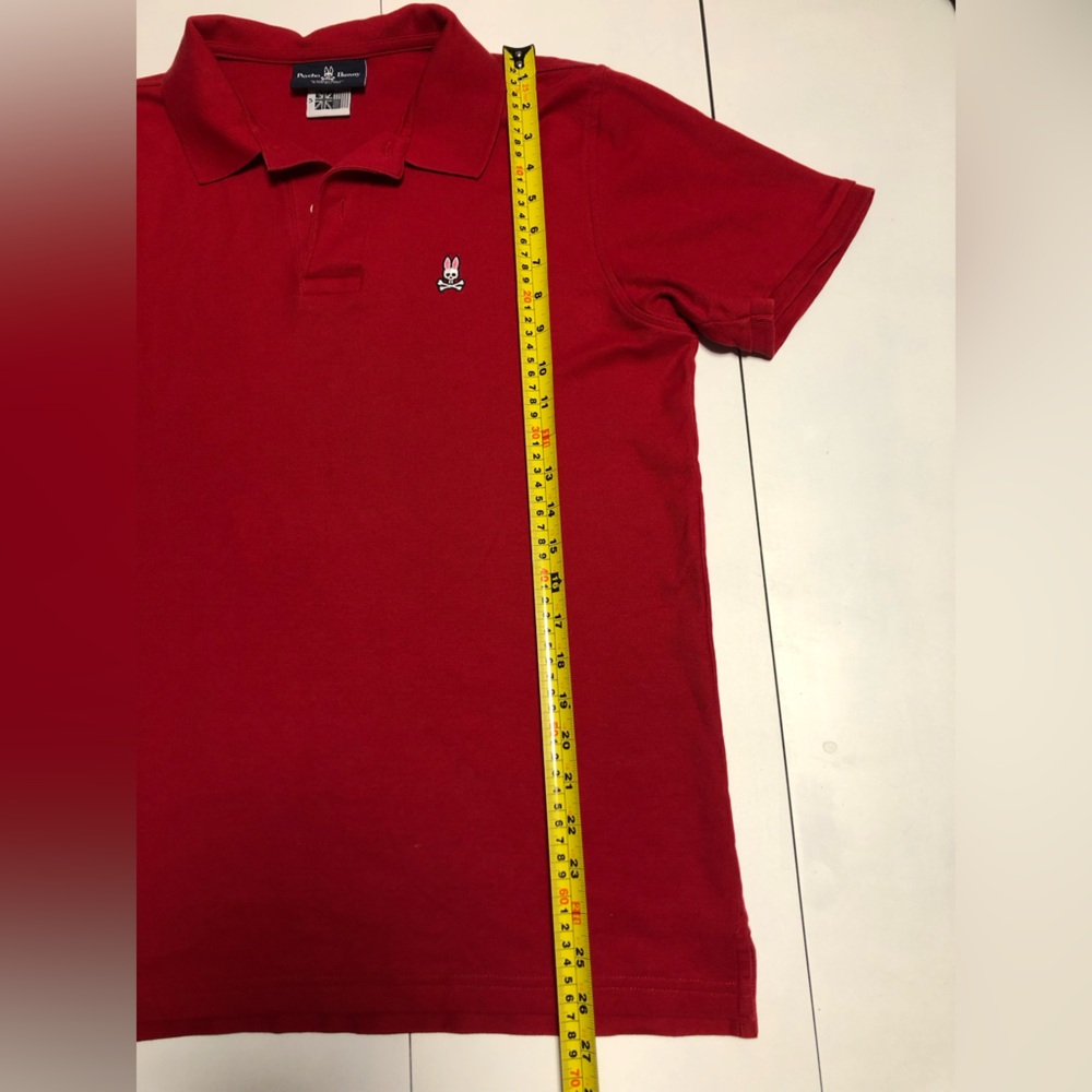 Psycho Bunny Red Polo Shirt Classic Style - Picture 9 of 10